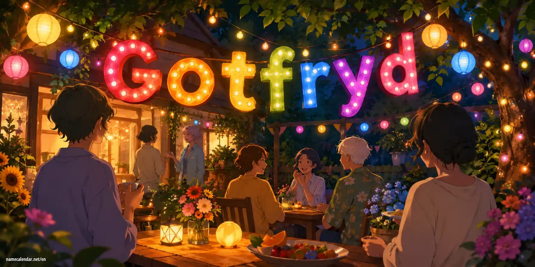 Celebration of name day and name - Gotfryd