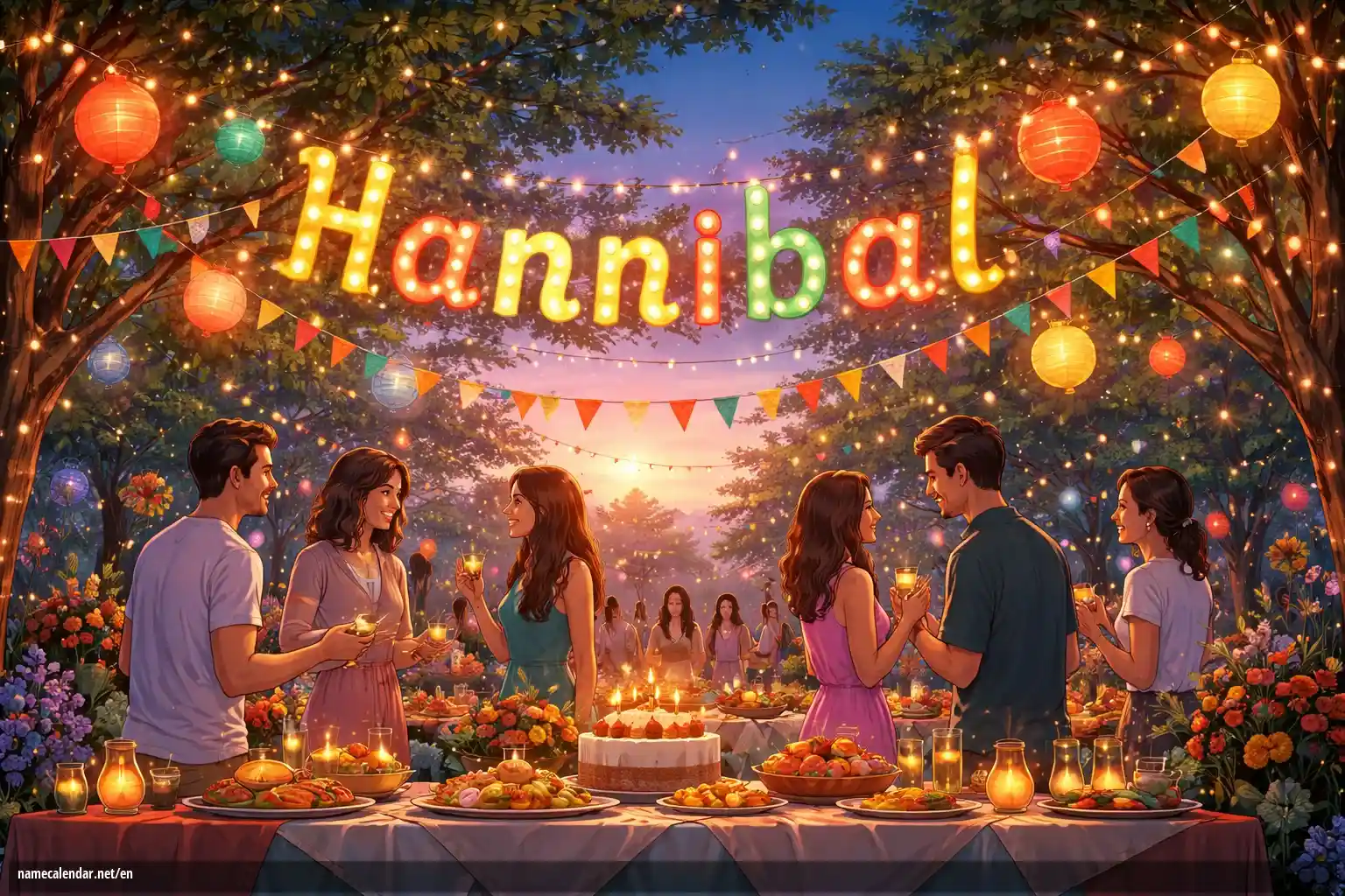 Celebration of name day and name - Hannibal