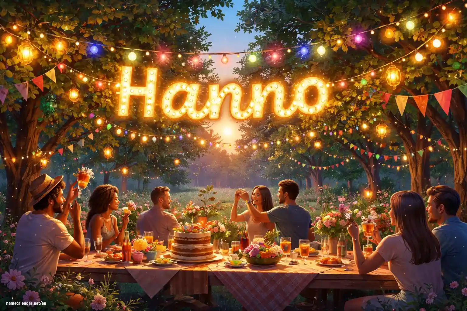 Celebration of name day and name - Hanno