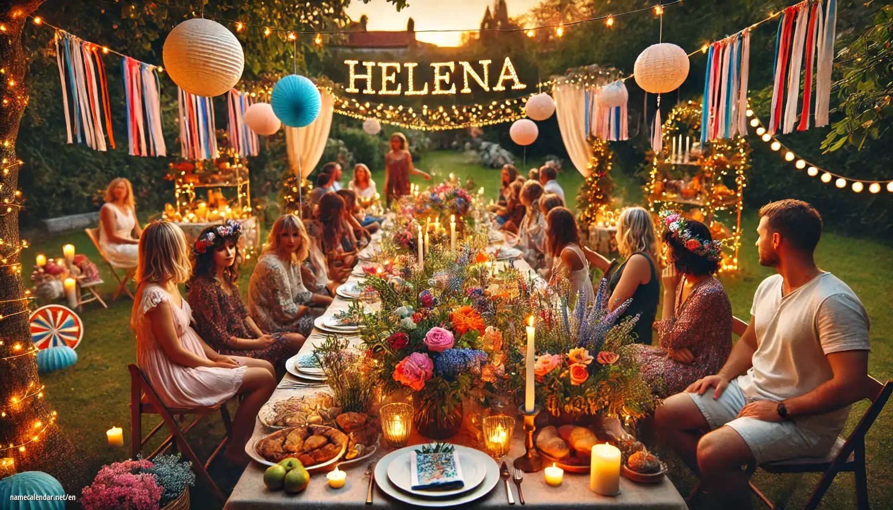 Celebration of name day and name - Helena
