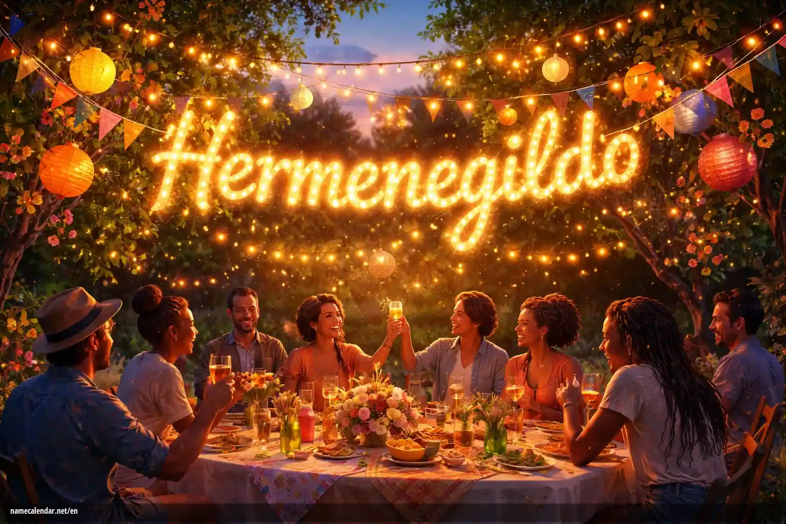 Celebration of name day and name - Hermenegildo