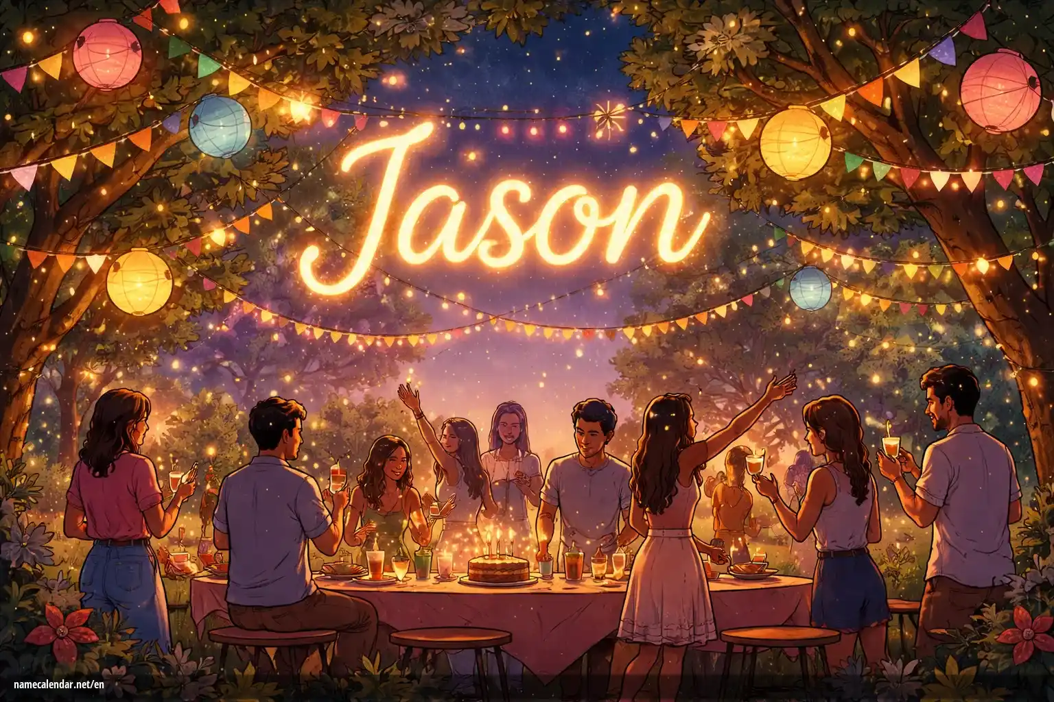 Celebration of name day and name - Iason