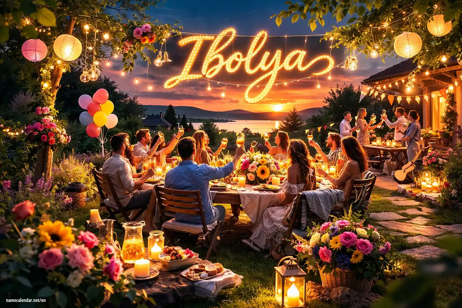 Celebration of name day and name - Ibolya