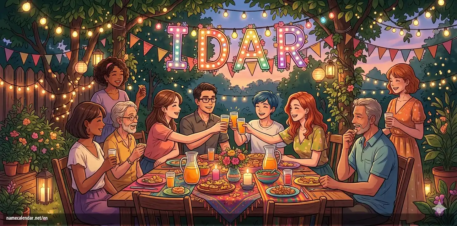 Celebration of name day and name - Idar
