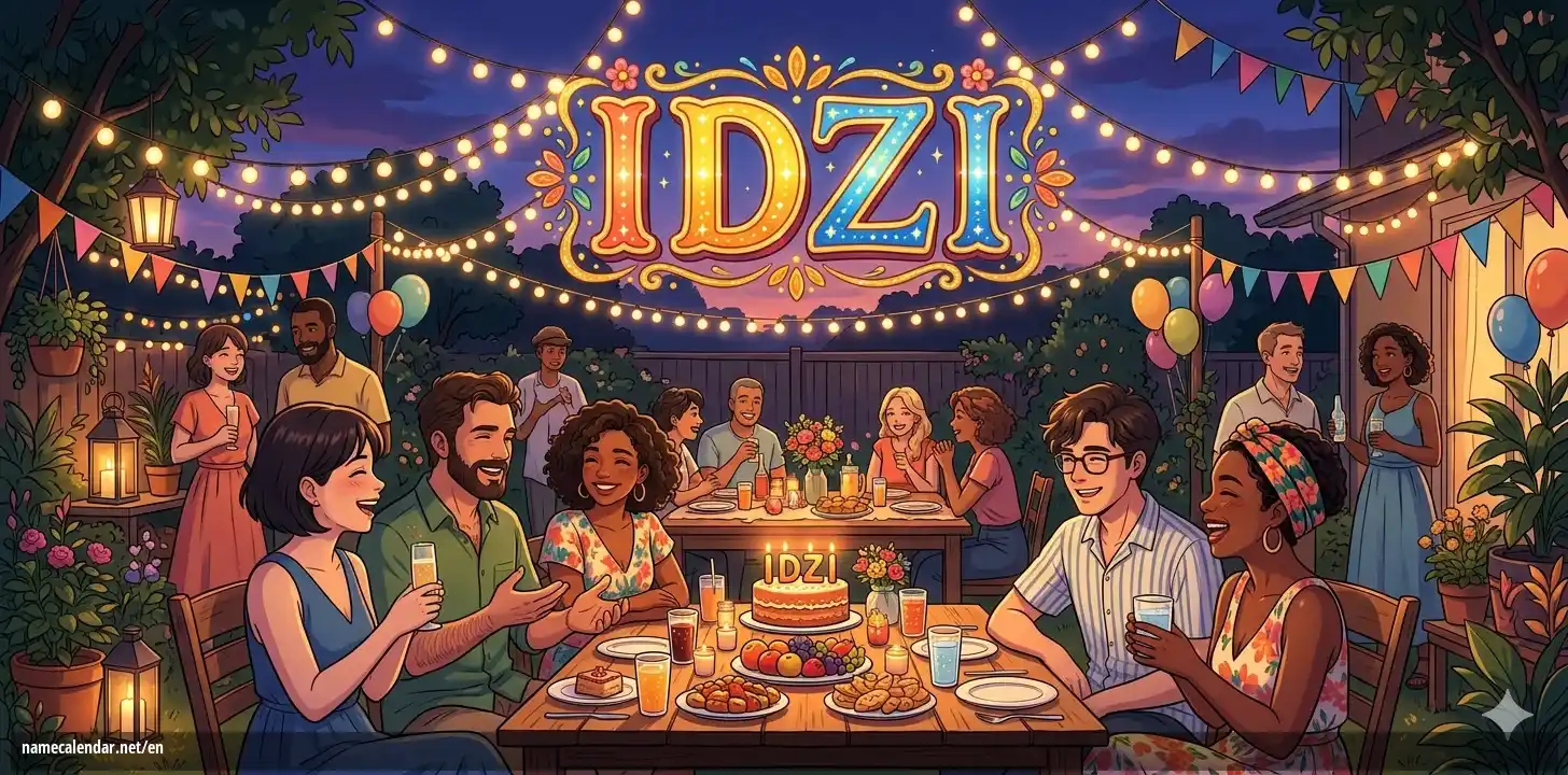 Celebration of name day and name - Idzi