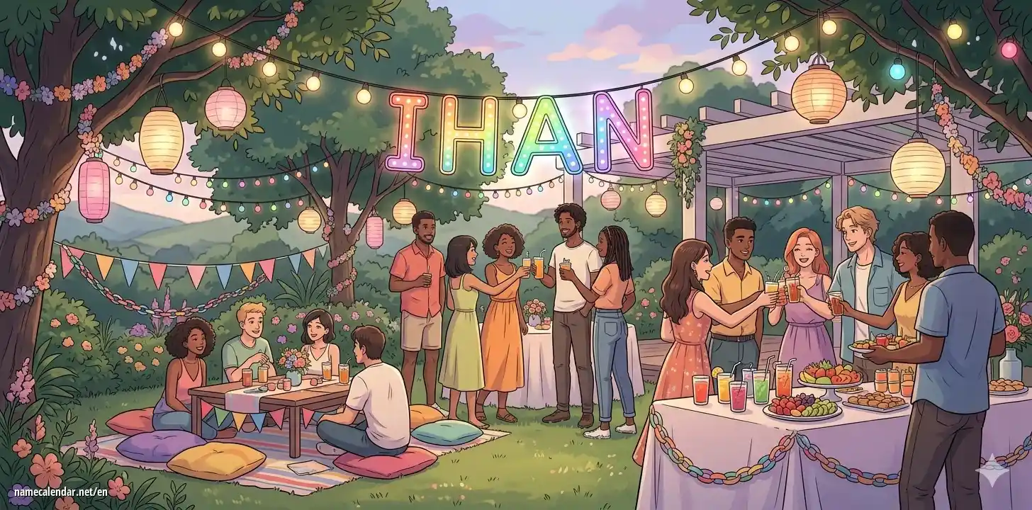 Celebration of name day and name - Ihan