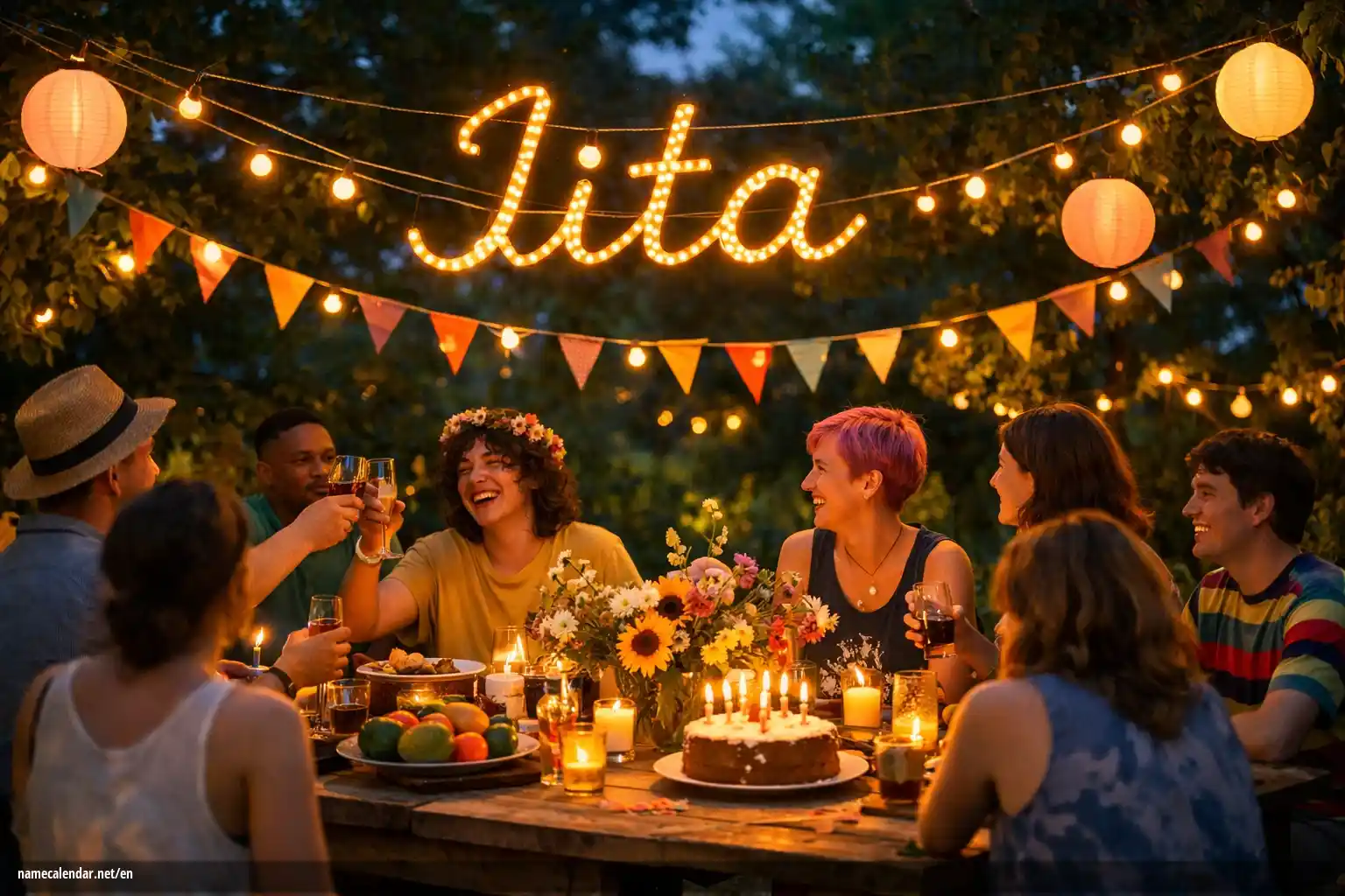 Celebration of name day and name - Iita