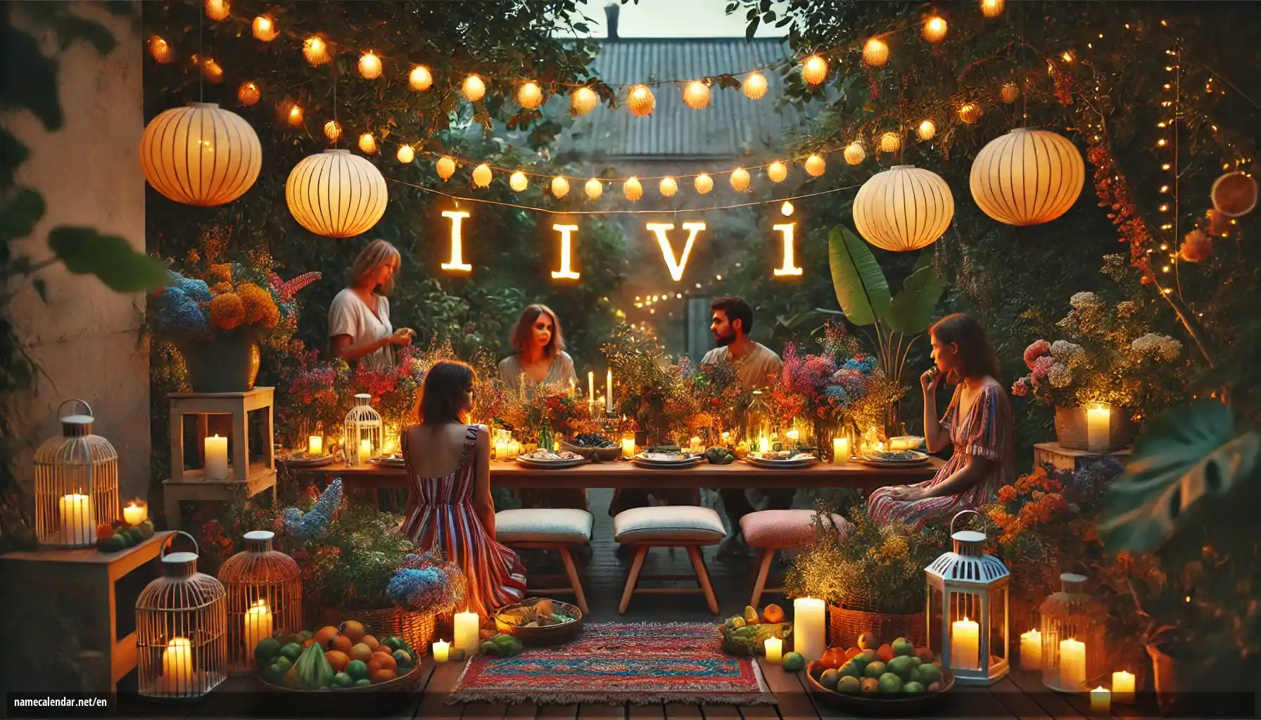 Celebration of name day and name - Iivi