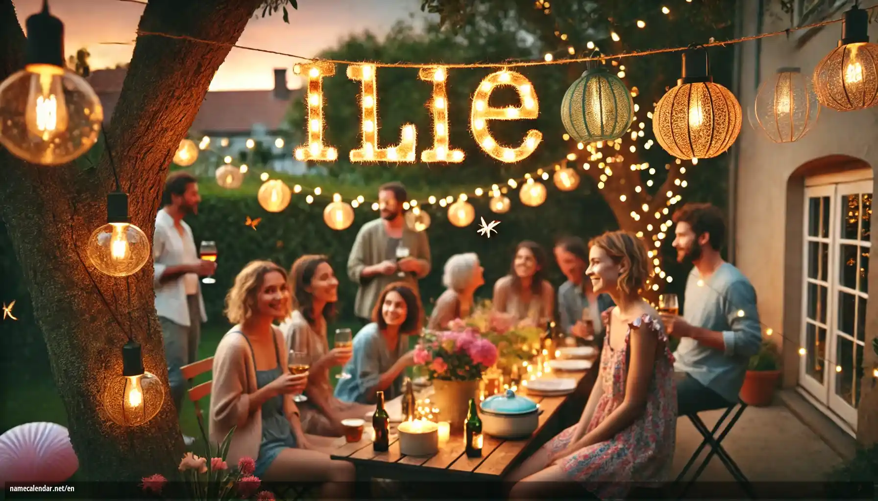 Celebration of name day and name - Ilie