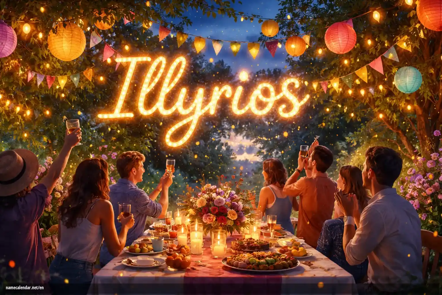 Celebration of name day and name - Illyrios