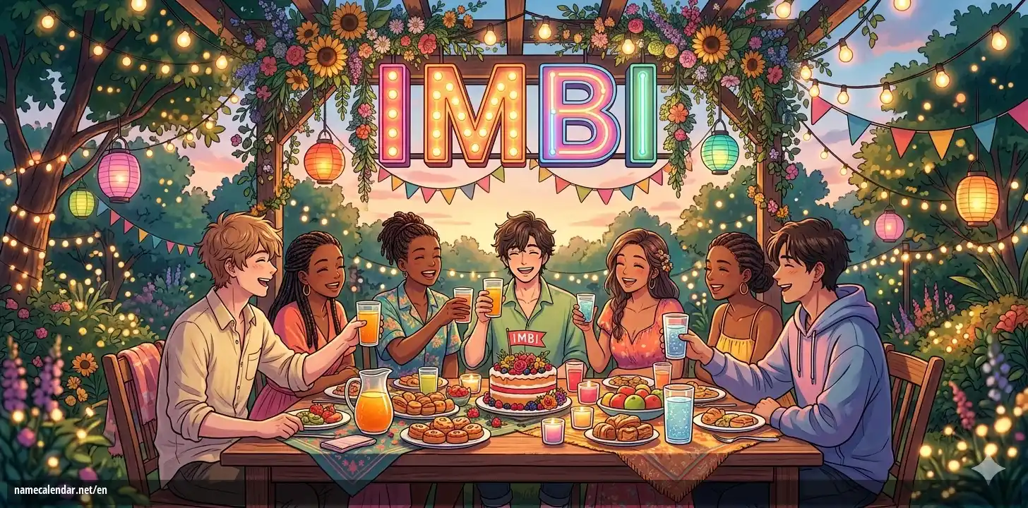 Celebration of name day and name - Imbi