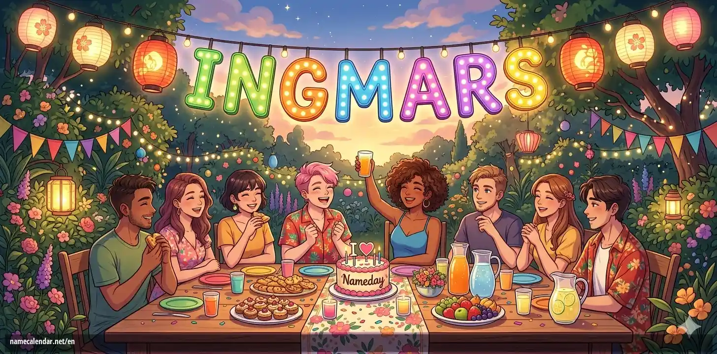 Celebration of name day and name - Ingmars
