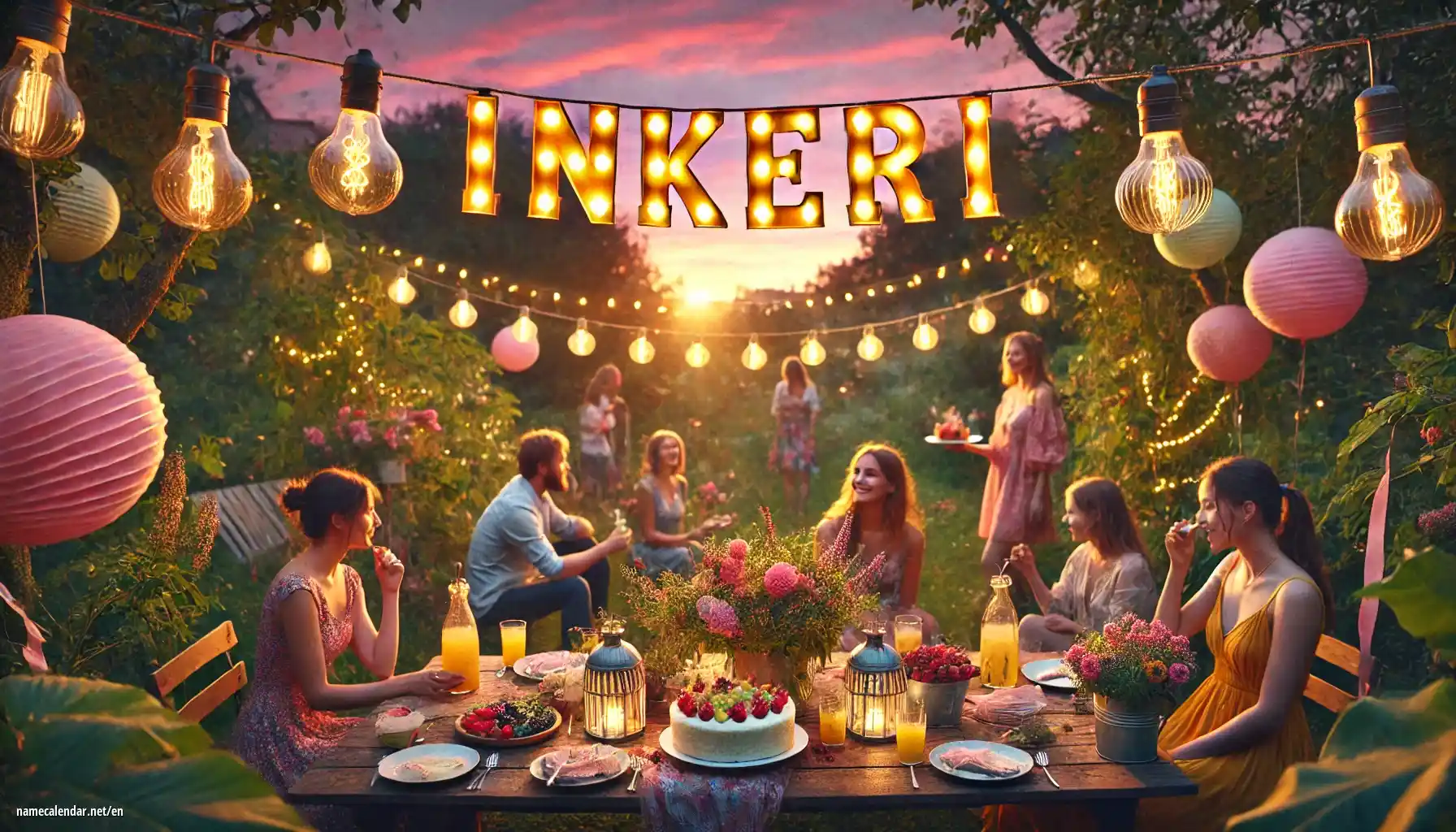 Celebration of name day and name - Inkeri