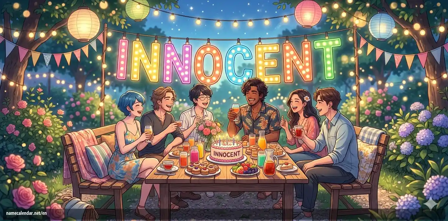 Celebration of name day and name - Inocent