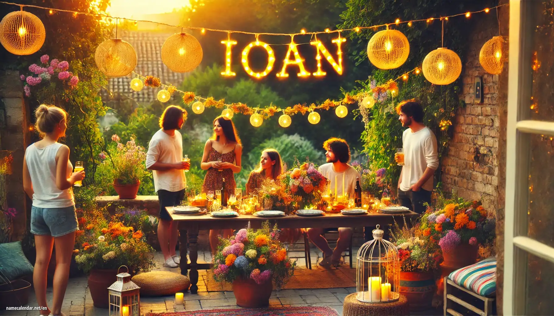 Celebration of name day and name - Ioan