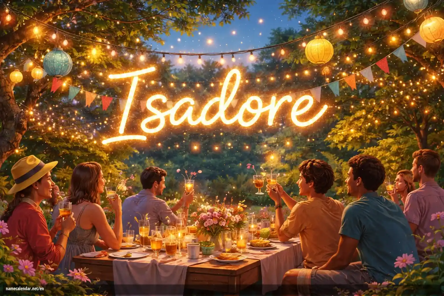 Celebration of name day and name - Isadore