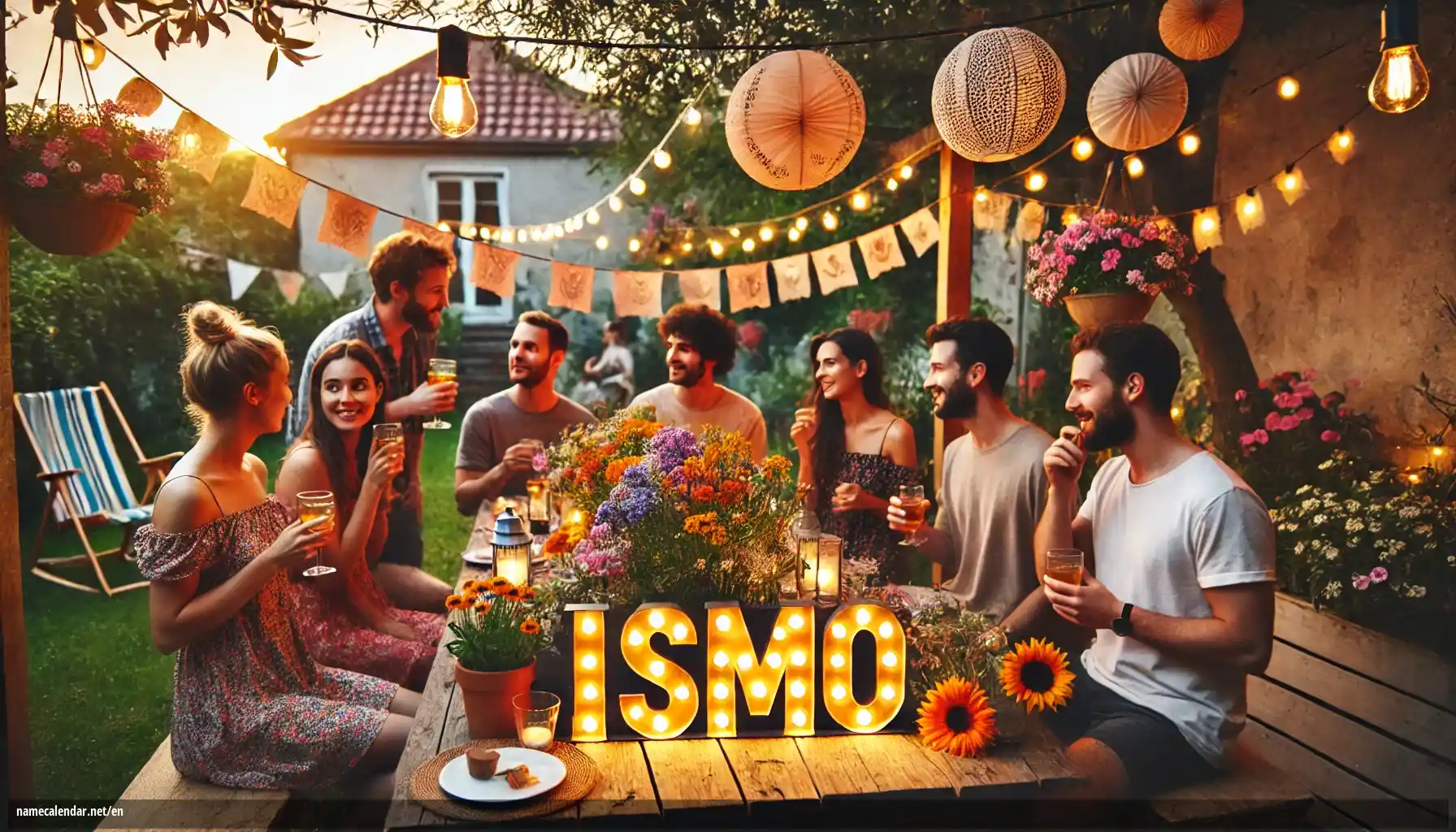 Celebration of name day and name - Ismo