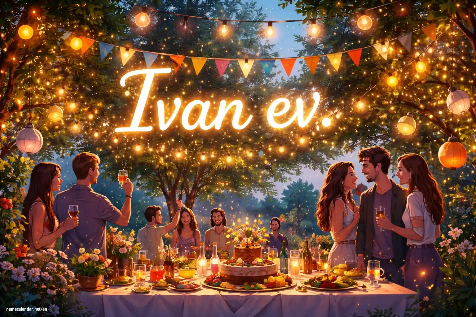 Celebration of name day and name - Ivan ev.