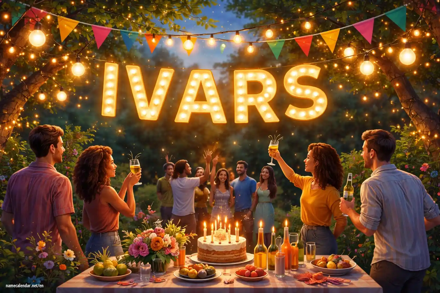 Celebration of name day and name - Ivars