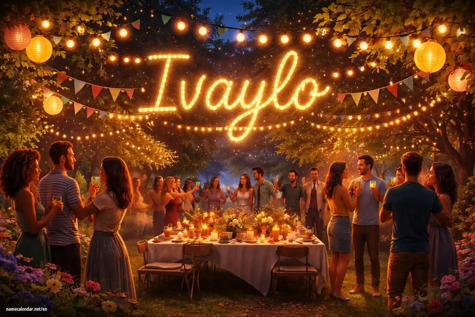 Celebration of name day and name - Ivaylo