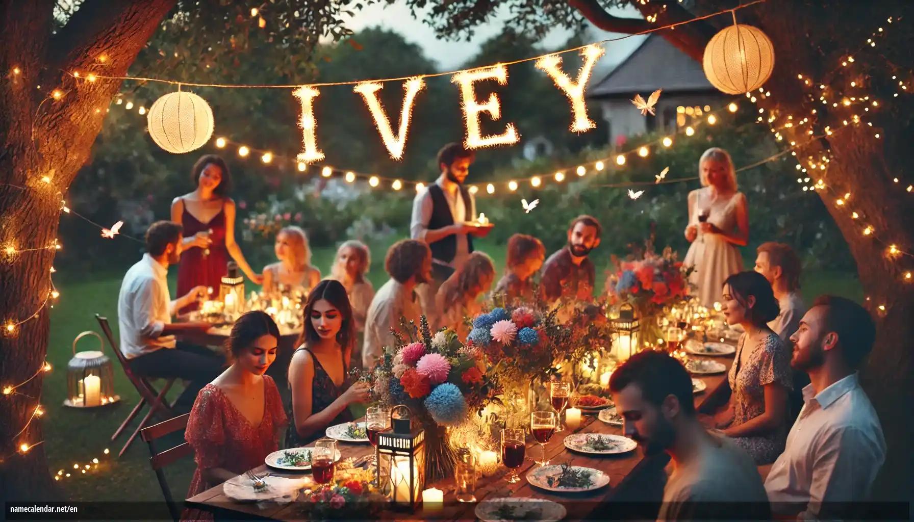 Celebration of name day and name - Ivey