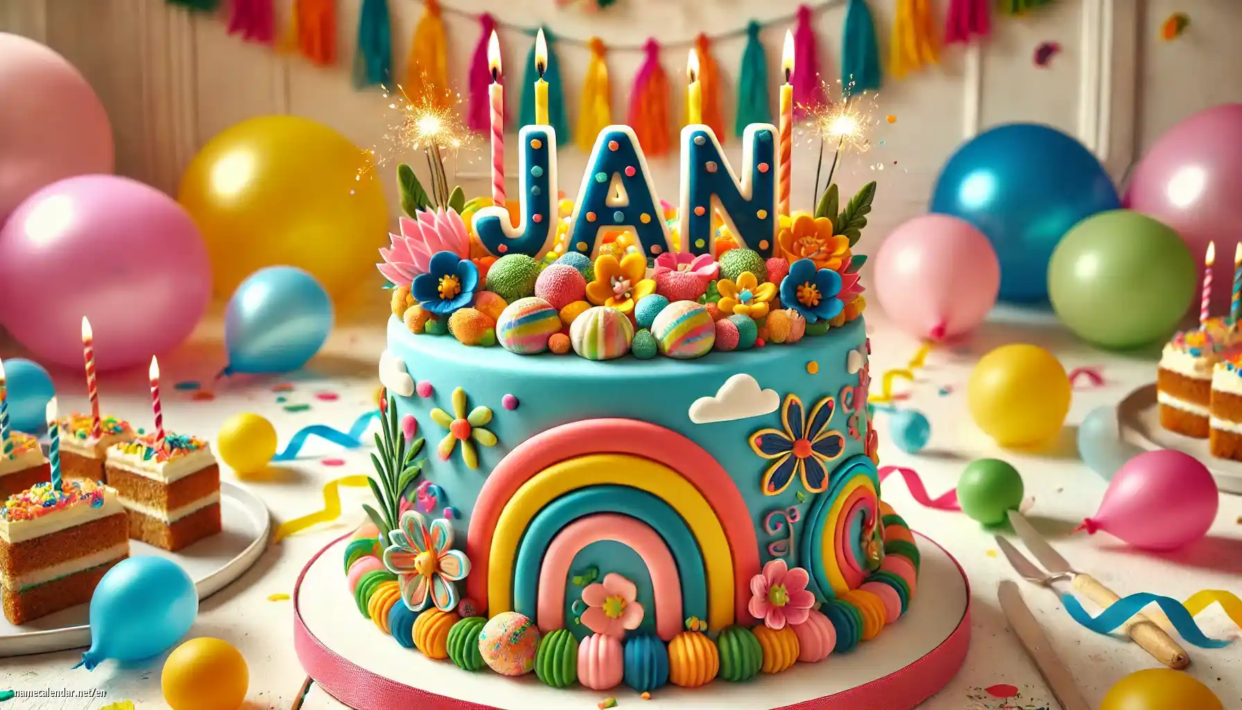 Celebration of name day and name - Jan