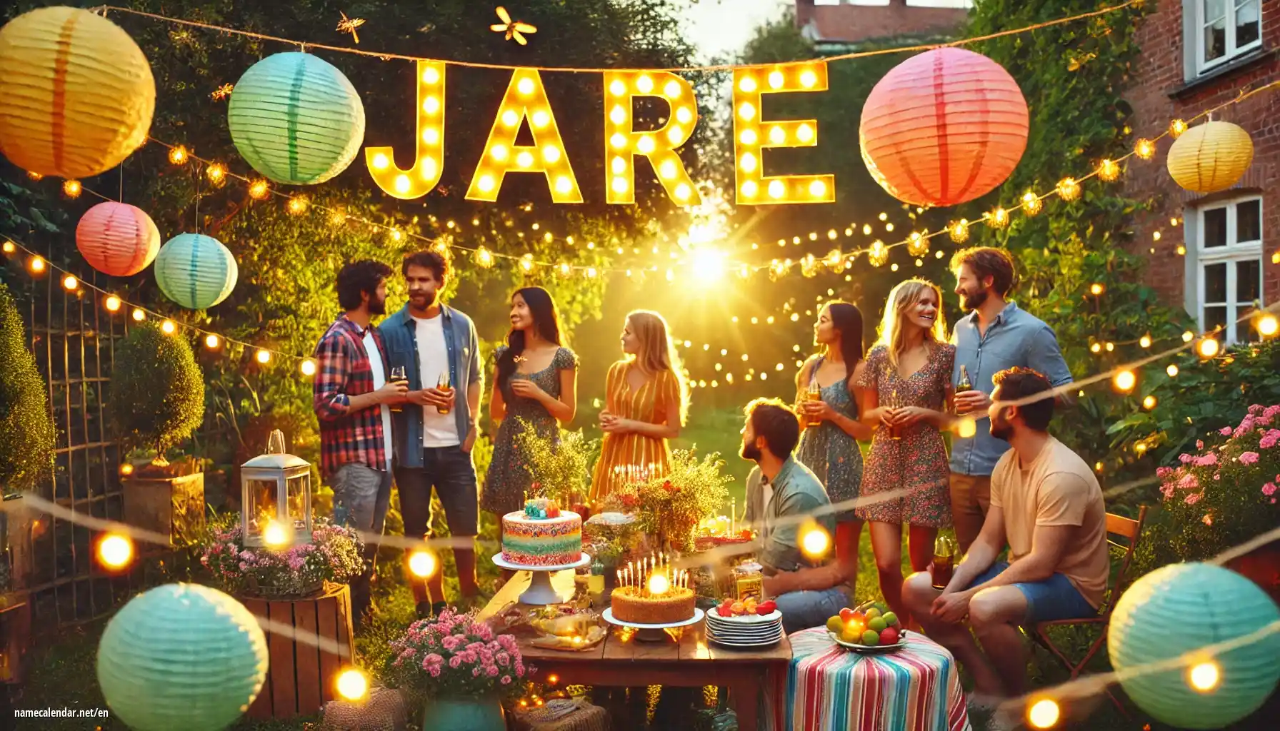 Celebration of name day and name - Jare