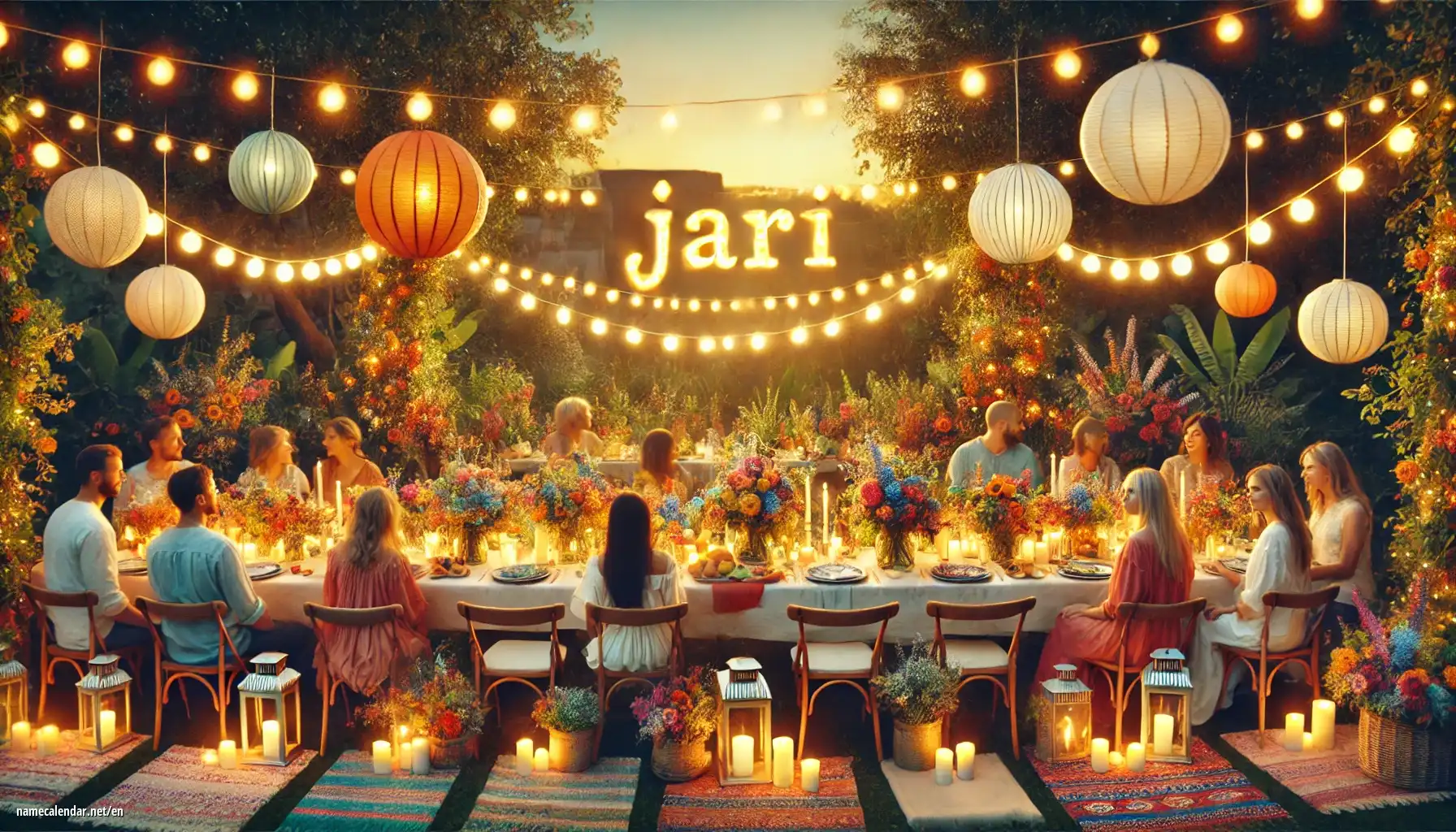 Celebration of name day and name - Jari