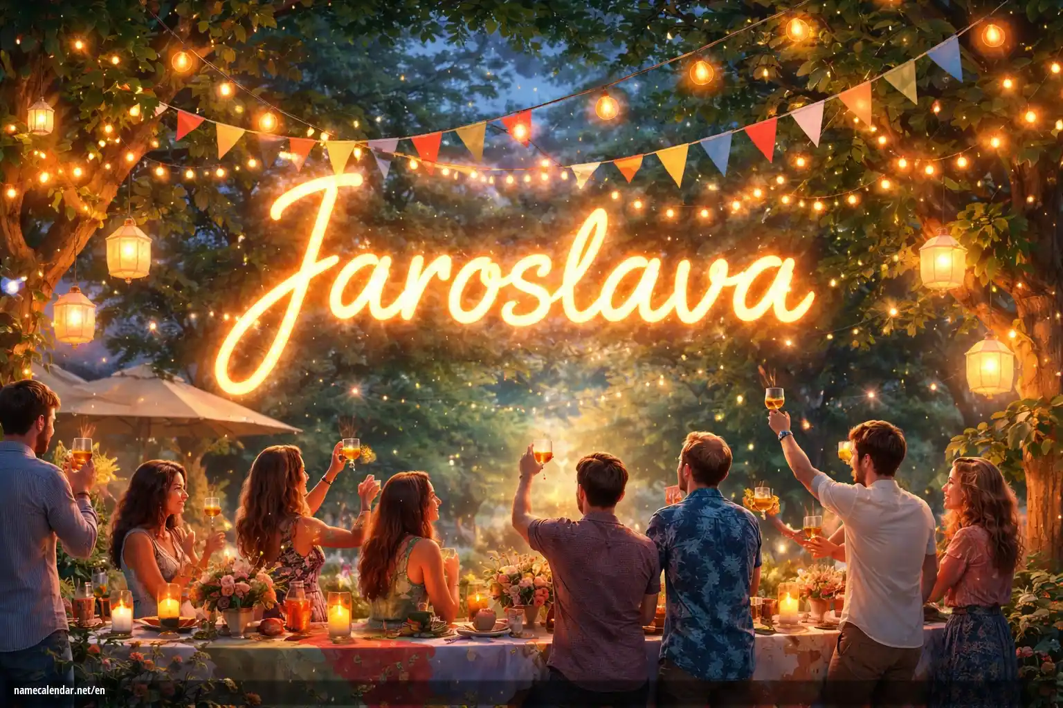 Celebration of name day and name - Jaroslava