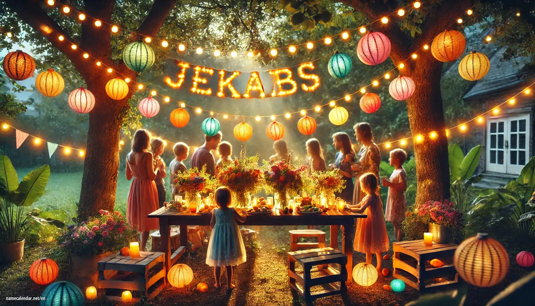Celebration of name day and name - Jekabs