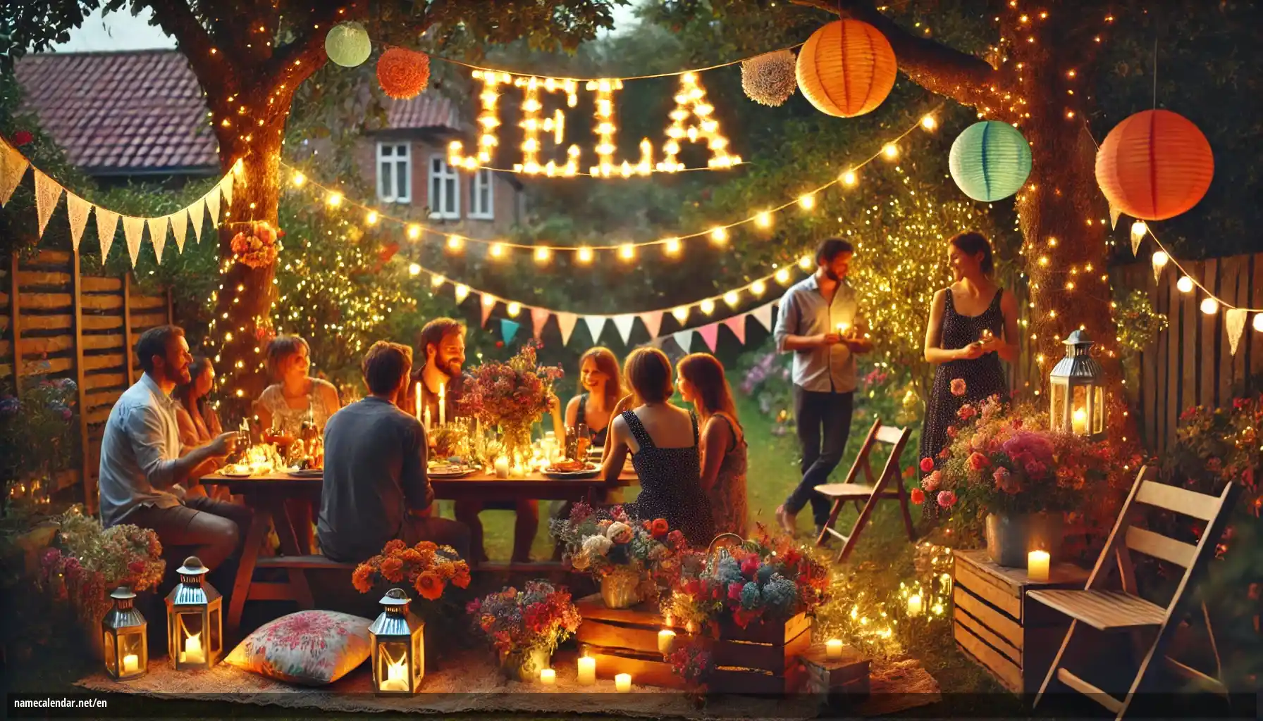 Celebration of name day and name - Jela