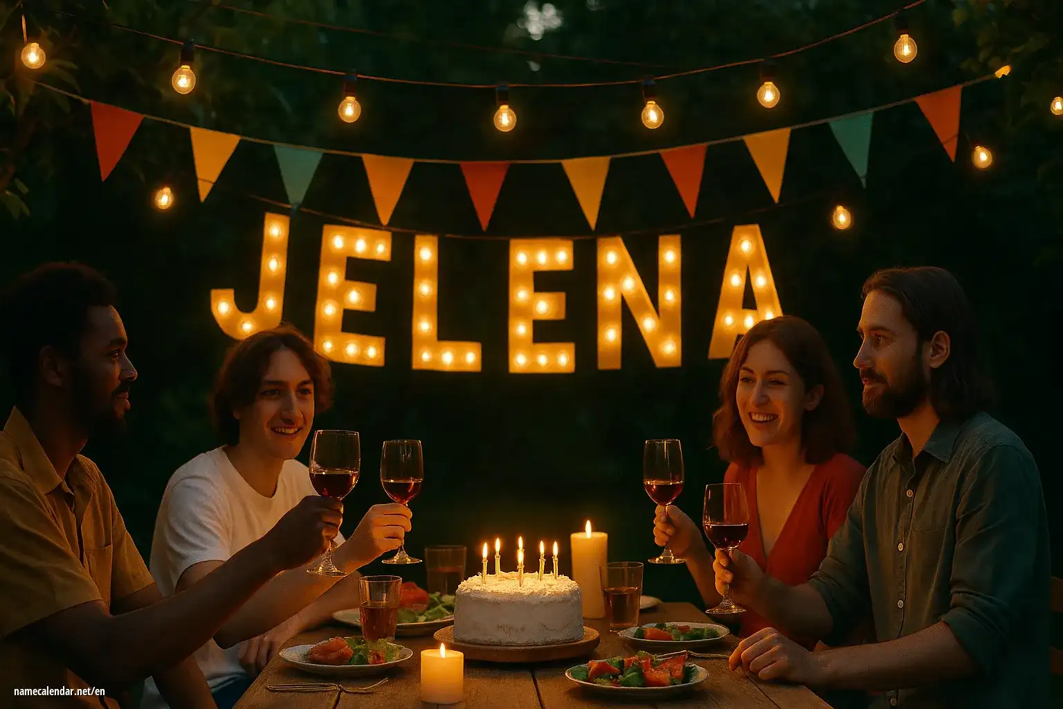 Celebration of name day and name - Jelena
