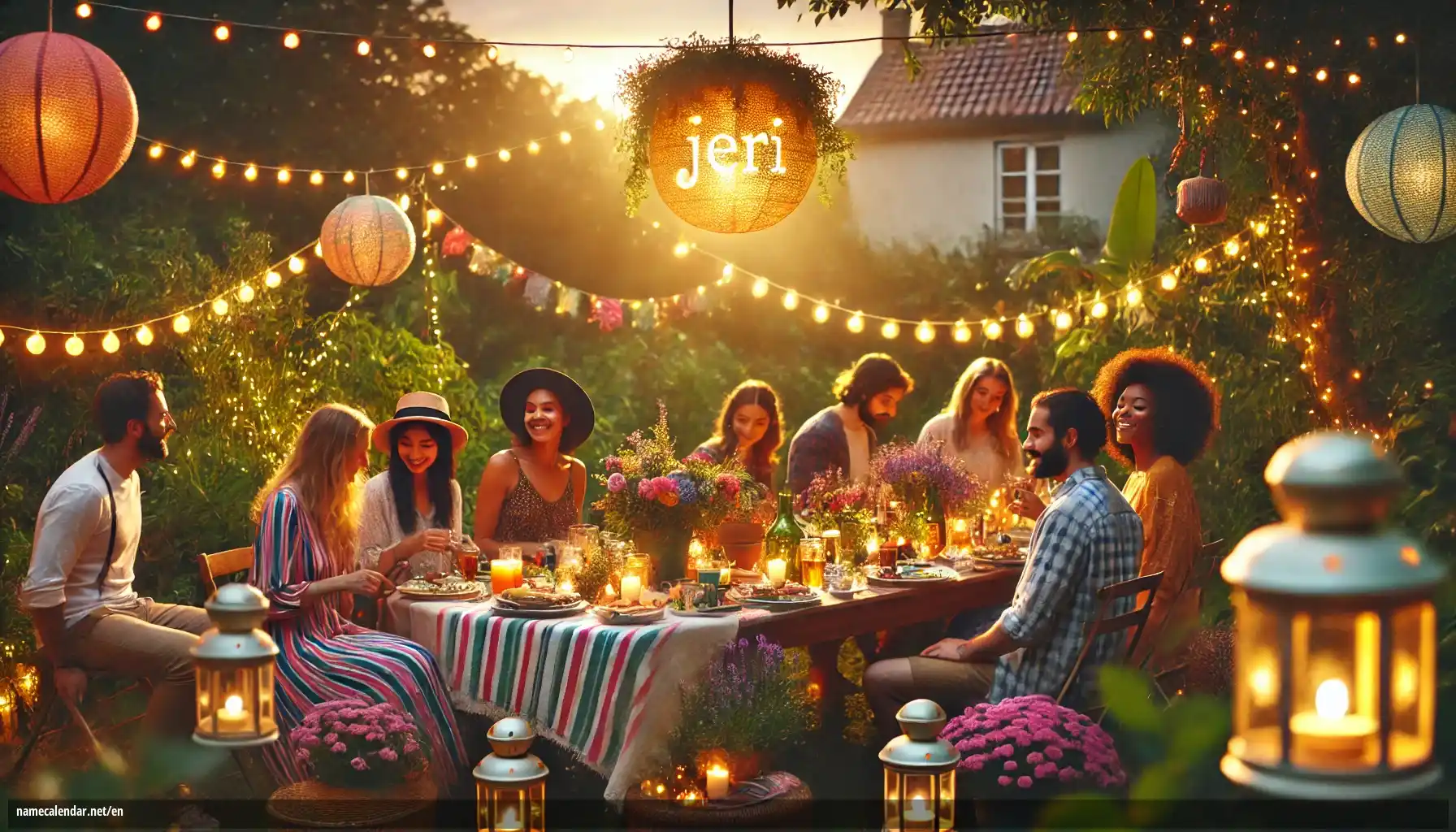 Celebration of name day and name - Jeri