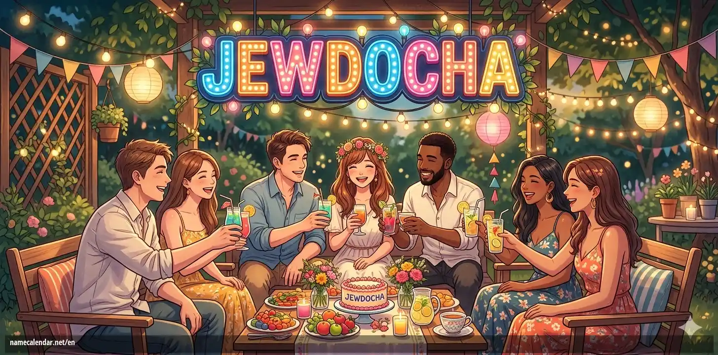Celebration of name day and name - Jewdocha