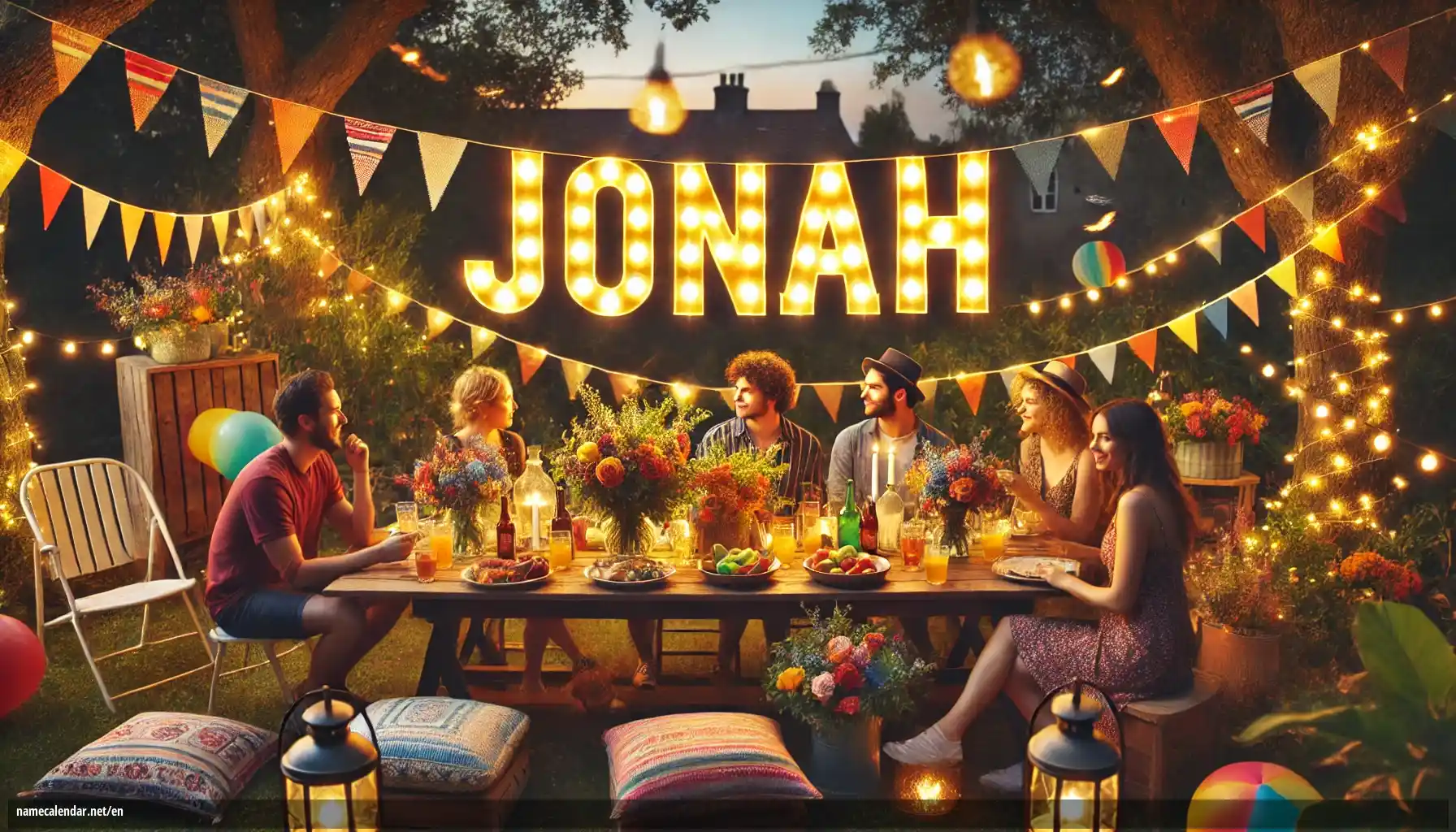 Celebration of name day and name - Jonah