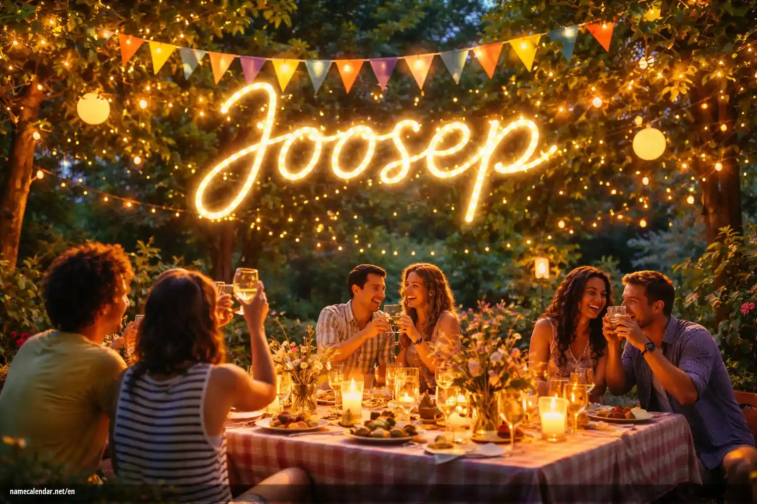 Celebration of name day and name - Joosep