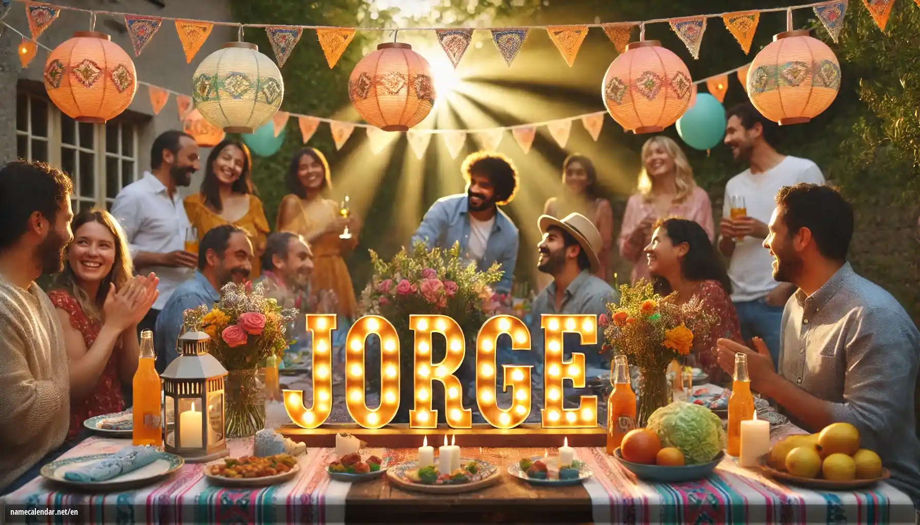 Celebration of name day and name - Jorge