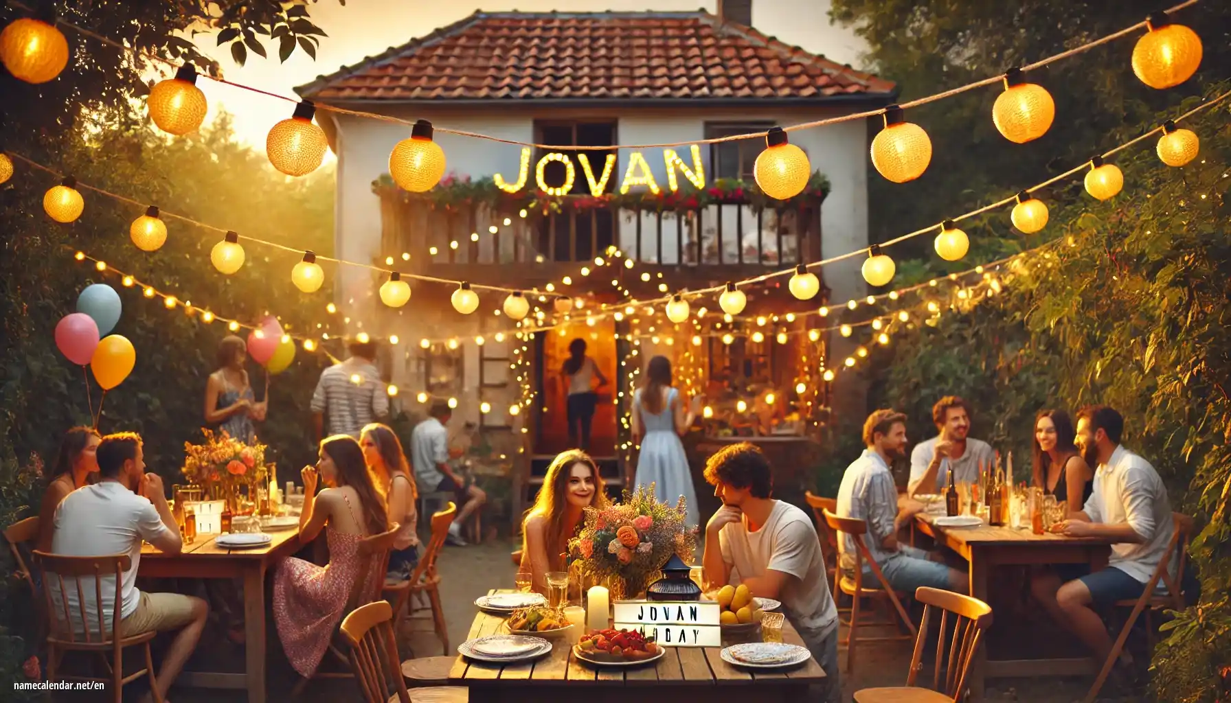Celebration of name day and name - Jovan