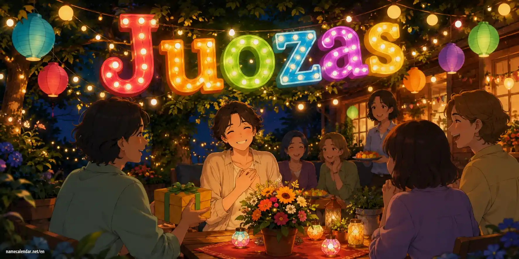 Celebration of name day and name - Juozas