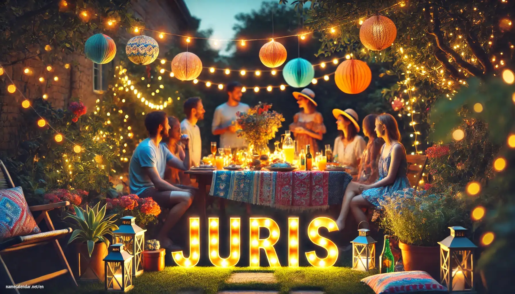 Celebration of name day and name - Juris
