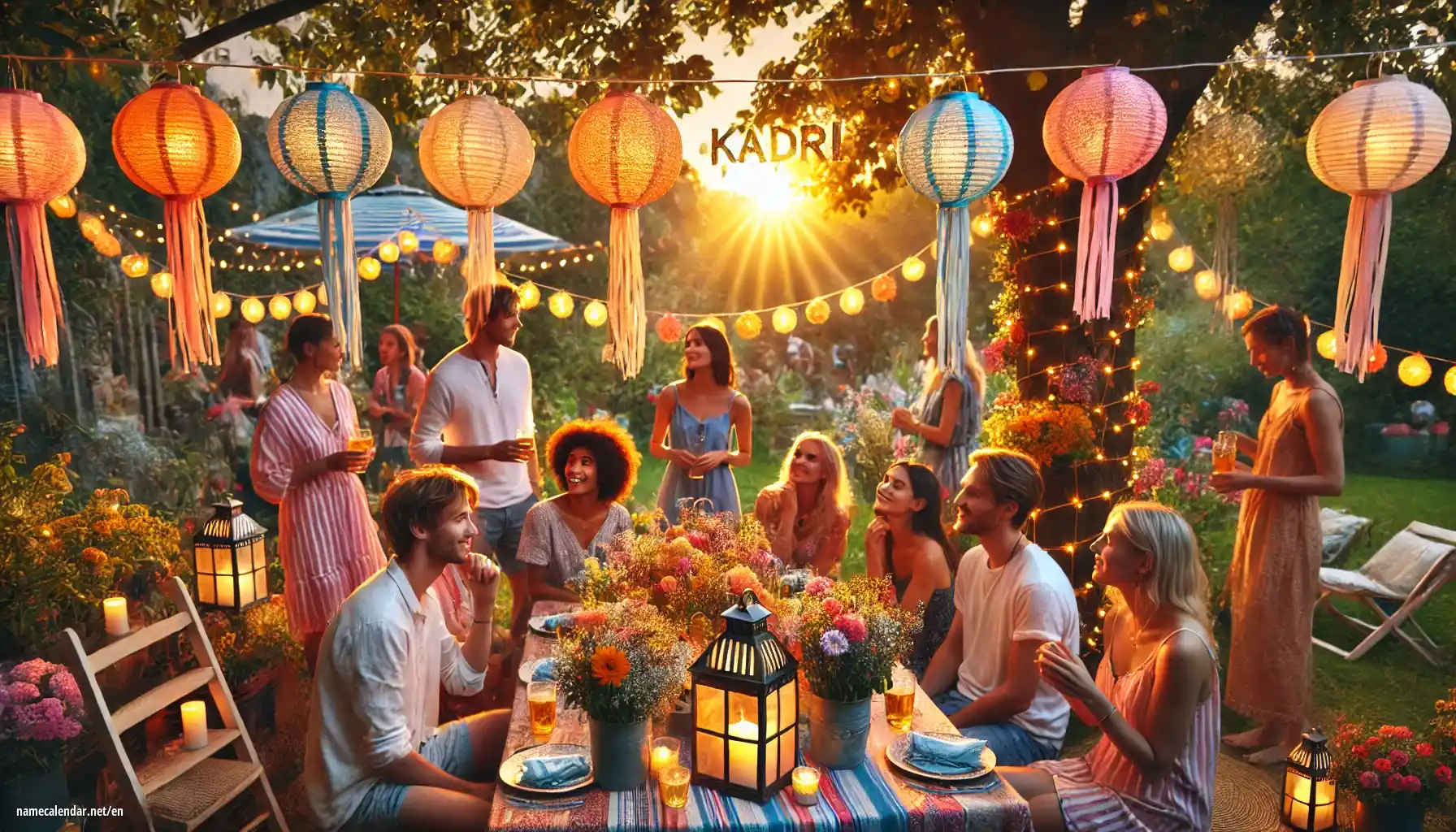 Celebration of name day and name - Kadri