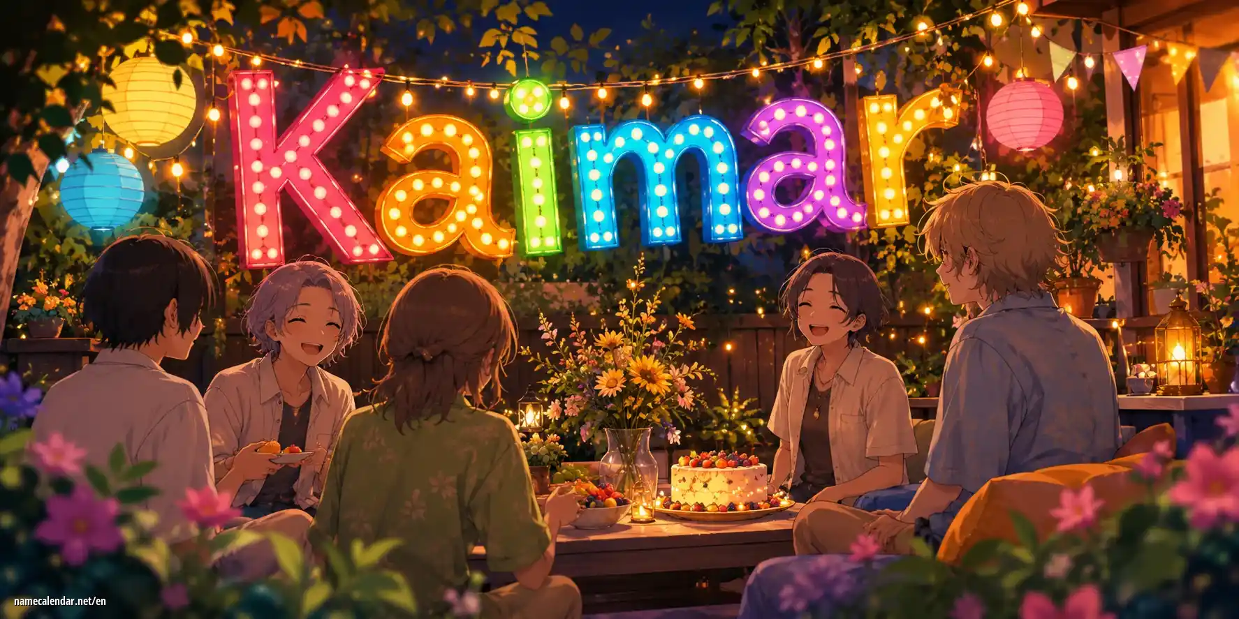 Celebration of name day and name - Kaimar
