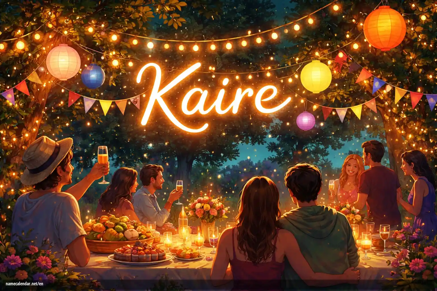 Celebration of name day and name - Kaire