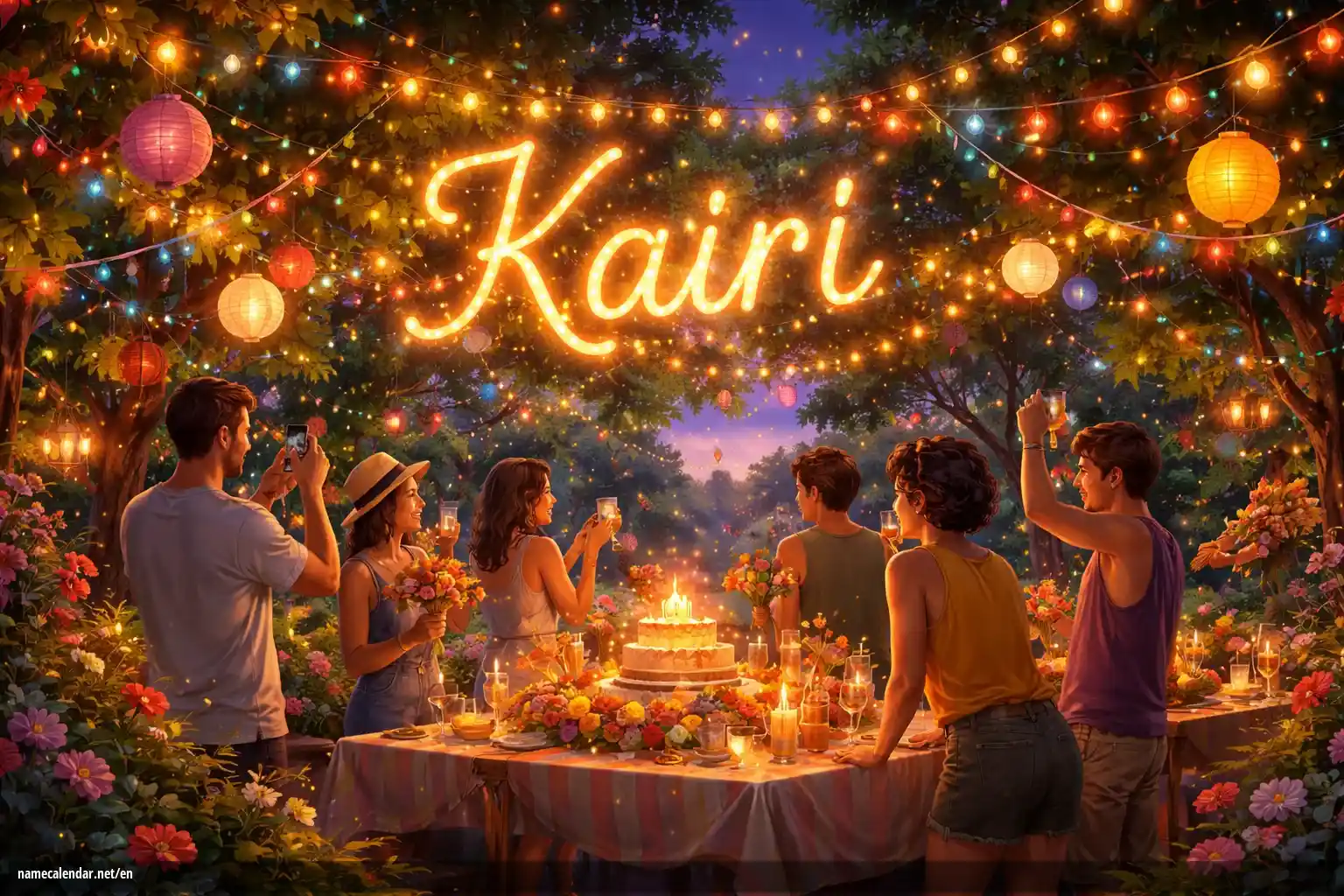 Celebration of name day and name - Kairi