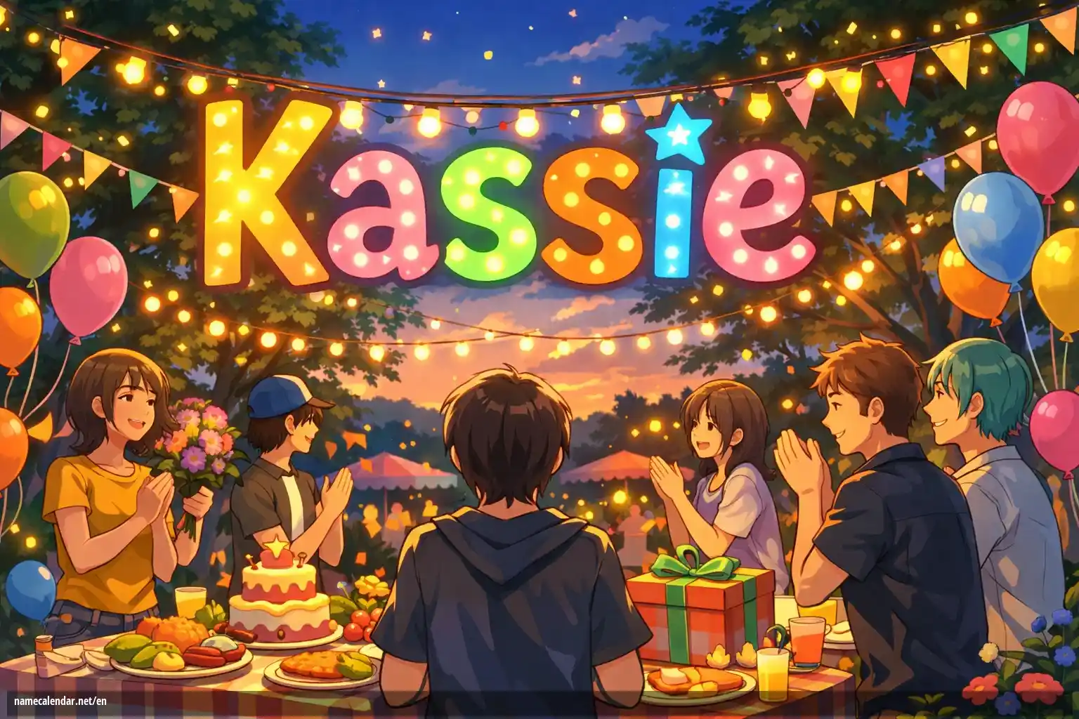Celebration of name day and name - Kassie