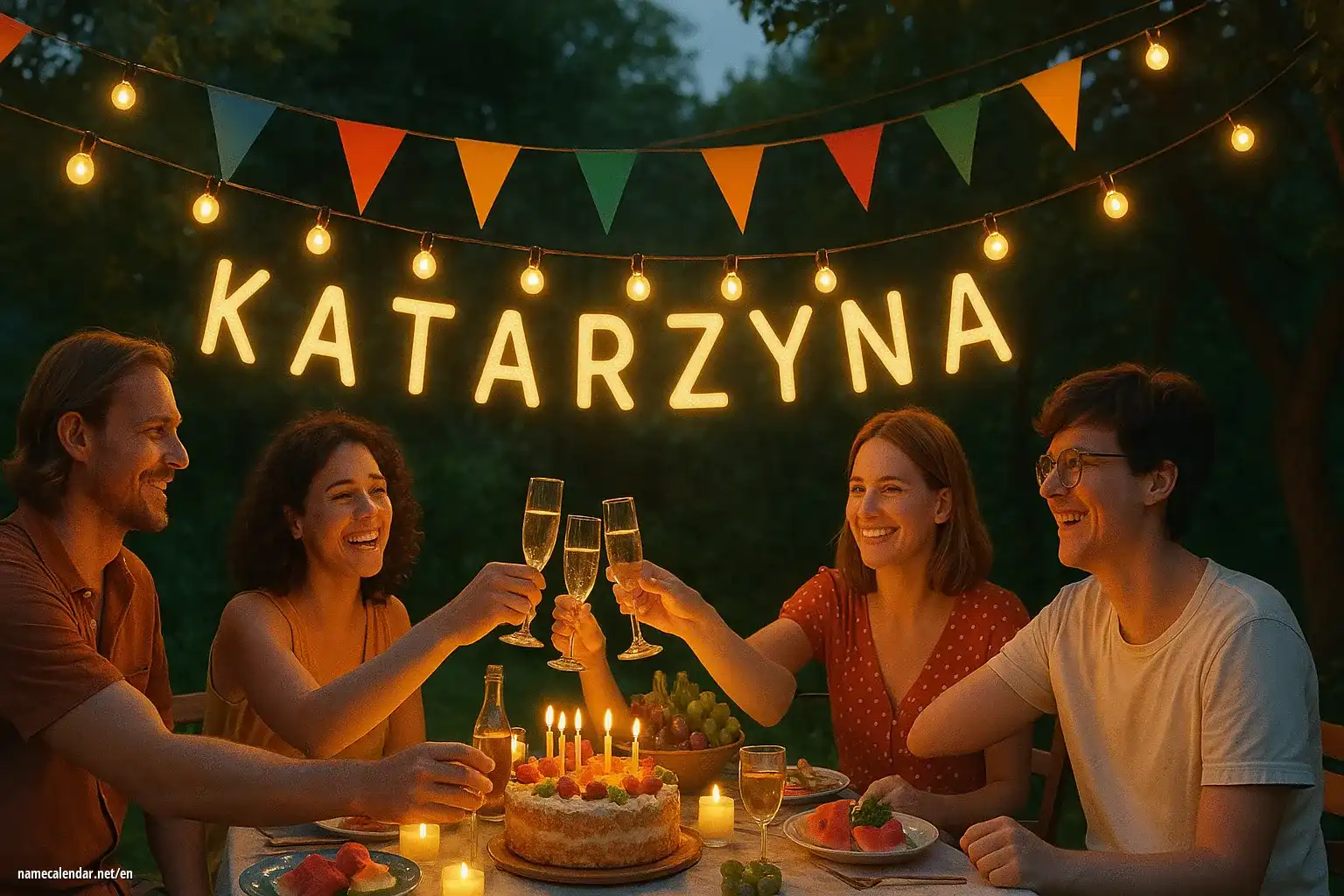 Celebration of name day and name - Katarzyna