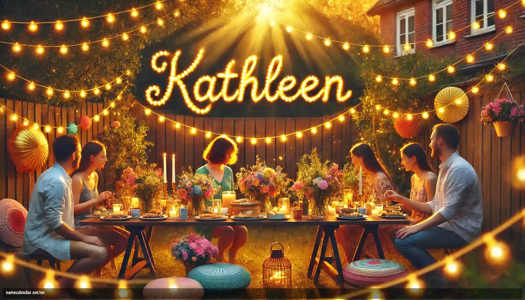 Celebration of name day and name - Kathleen