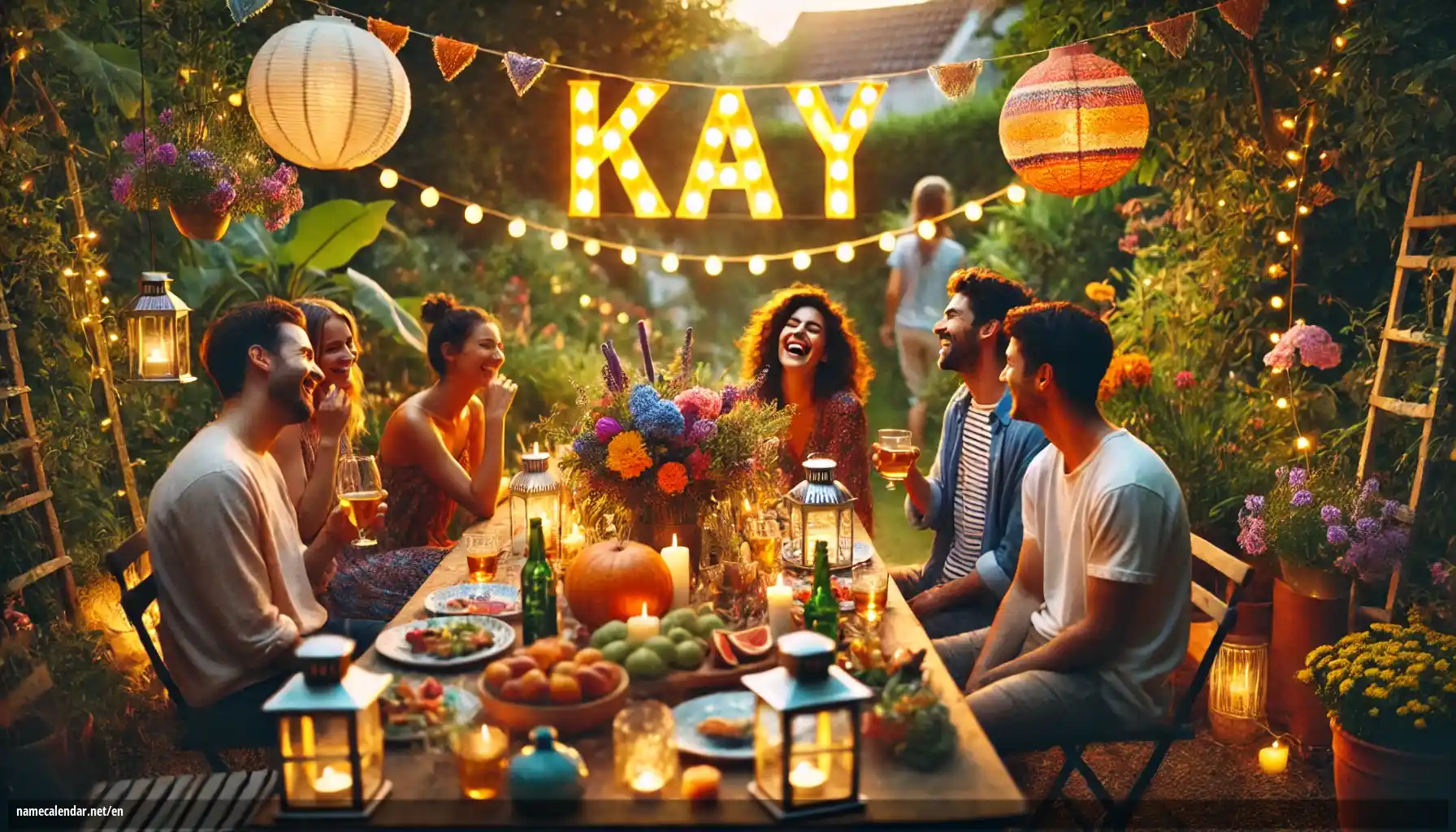 Celebration of name day and name - Kay