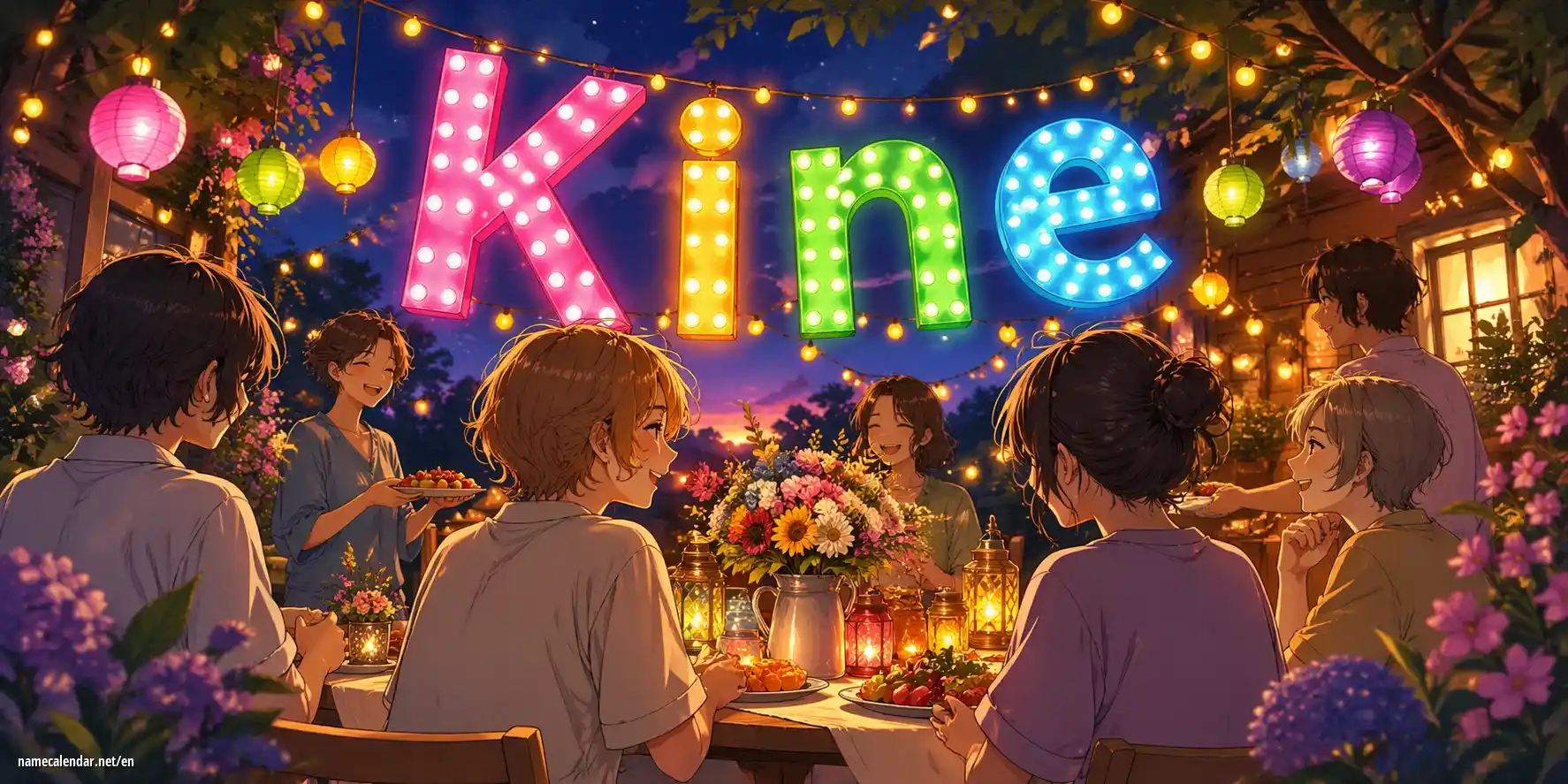 Celebration of name day and name - Kine