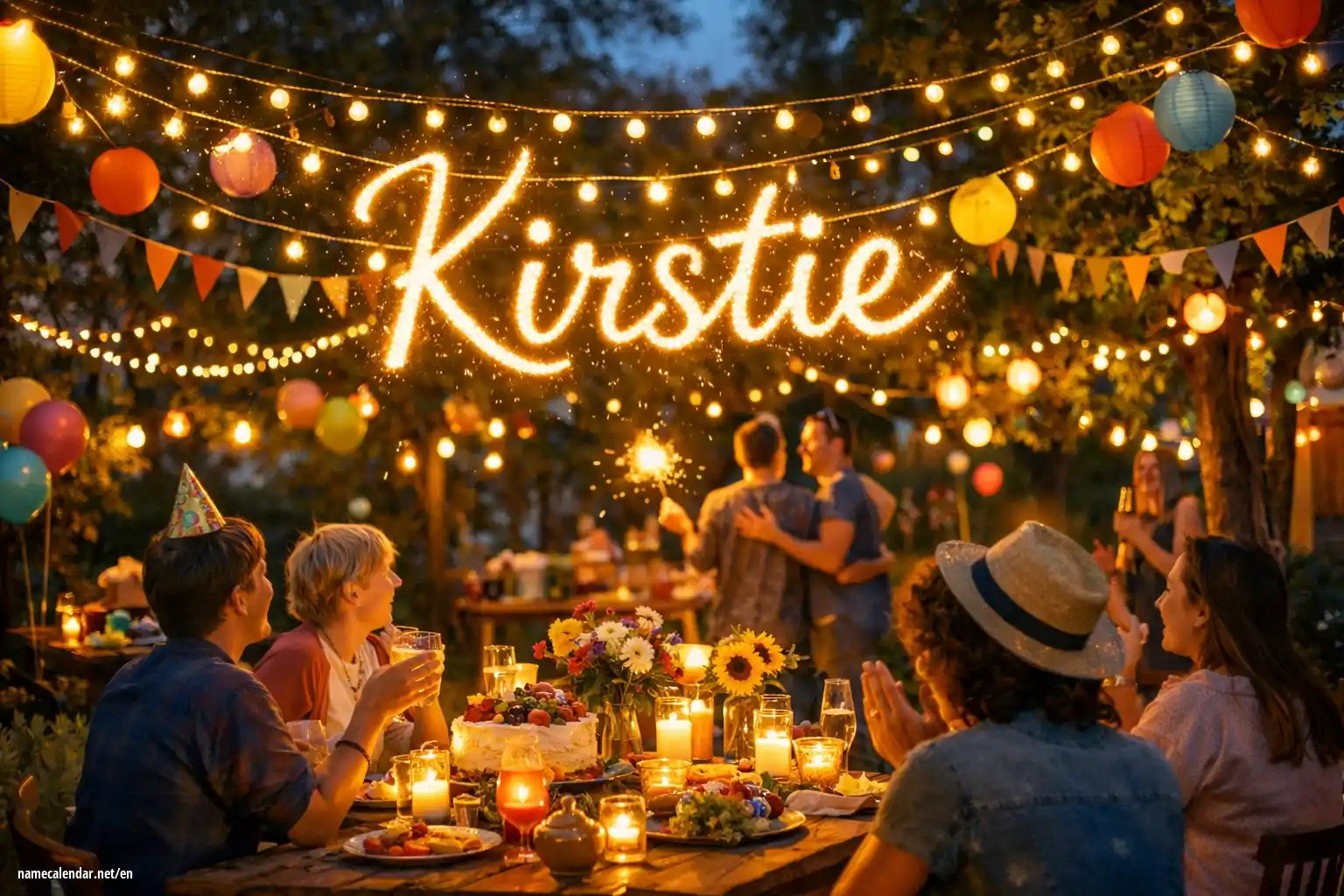 Celebration of name day and name - Kirstie